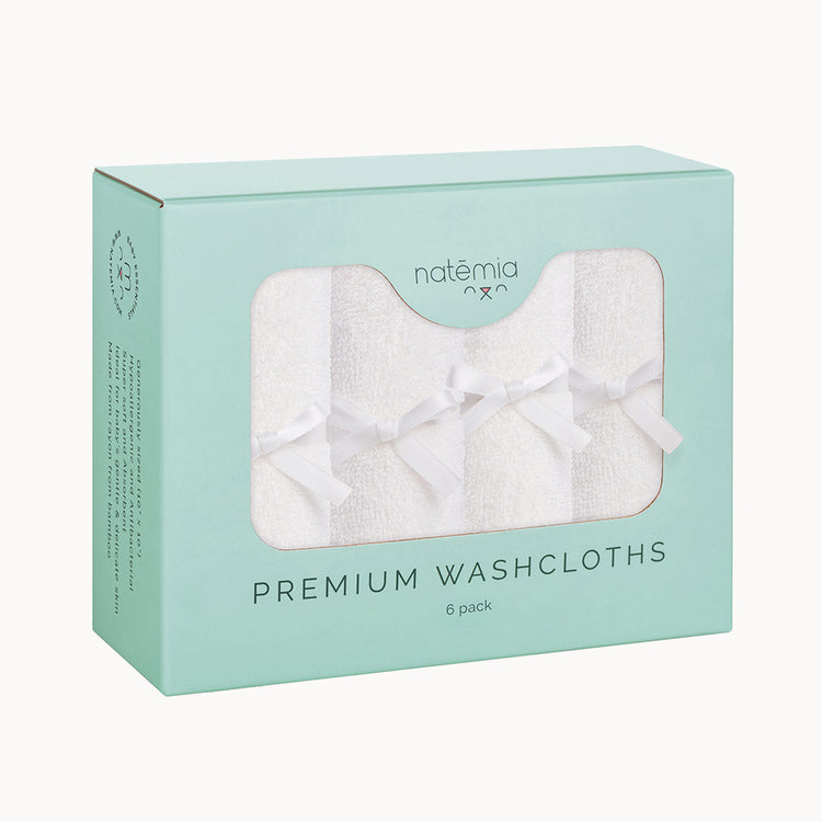 Natemia Cotton Blend Washcloth Set | 6-Pack