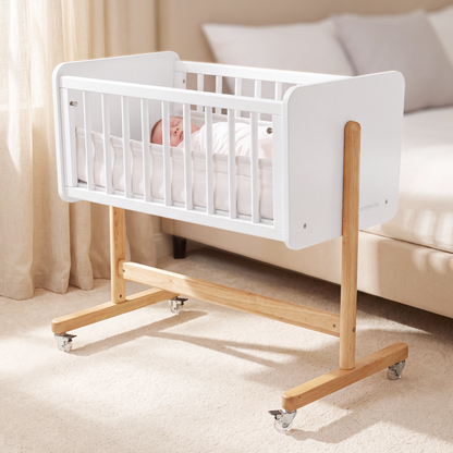 Comfy Cubs Wooden Bassinet Bedside Sleeper