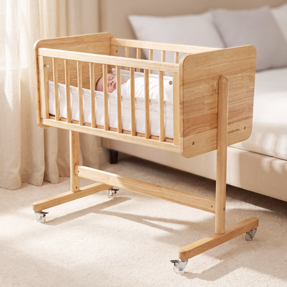Comfy Cubs Wooden Bassinet Bedside Sleeper