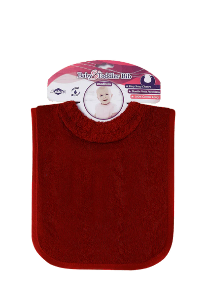 Abstract Waterproof Bib with Snaps