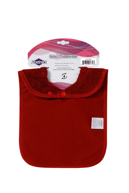Abstract Waterproof Bib with Snaps