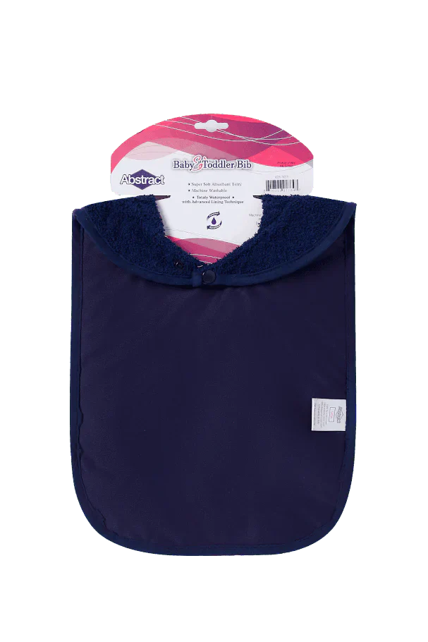 Abstract Waterproof Bib with Snaps