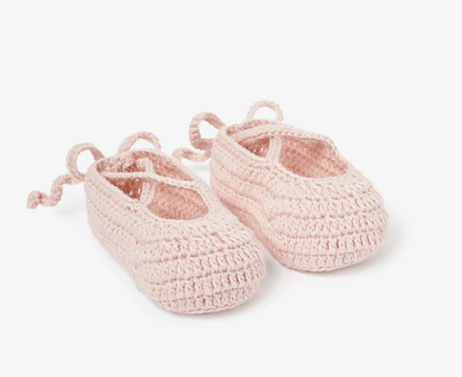 Elegant Baby Hand Crocheted Baby Booties