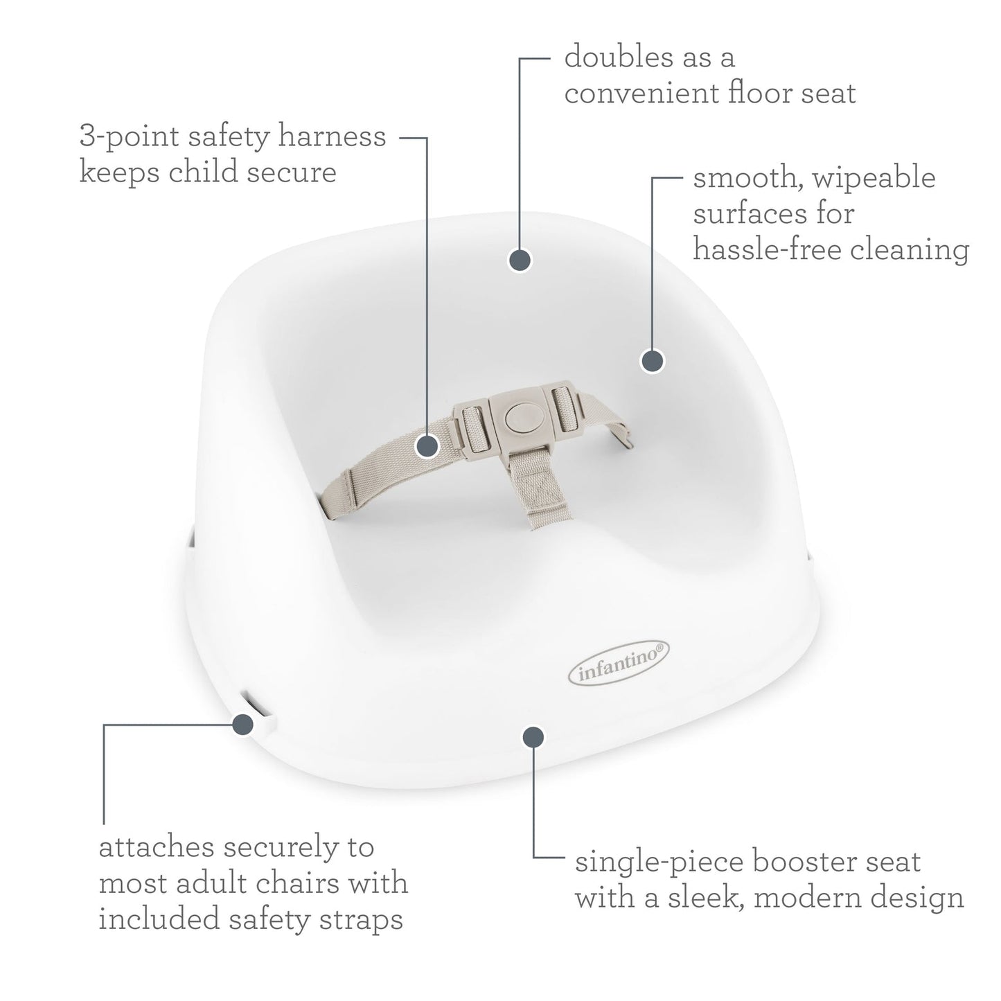 Infantino Simply Modern Booster Seat
