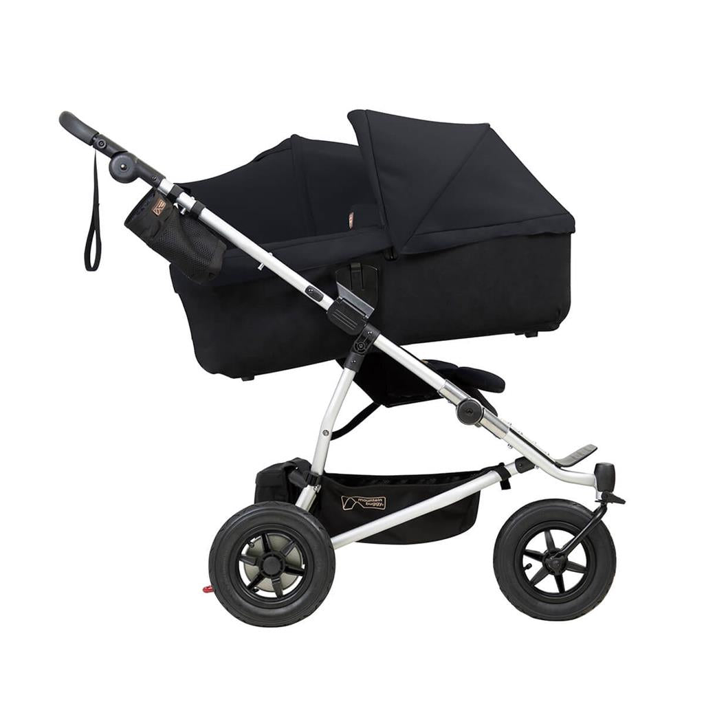city select double stroller open box Mountain Buggy Duet Carrycot Plus Silver