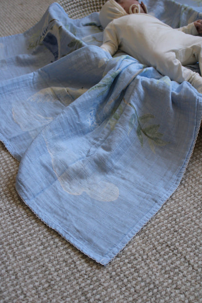 Little Threads The Dove Muslin Blanket