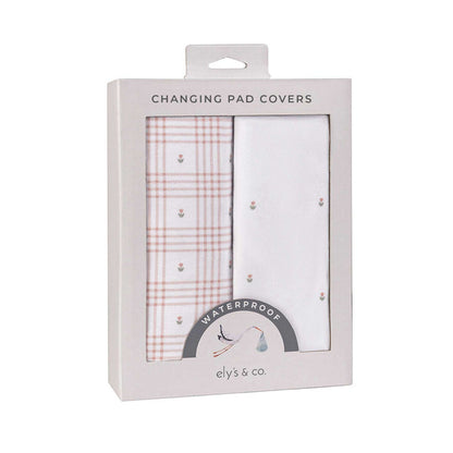 Ely's & Co. Waterproof Cradle Sheet/ Changing Pad Cover - 2 Pack