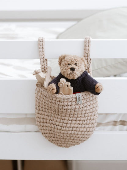 Anzy Home Hanging Basket Crib Pocket Organizer