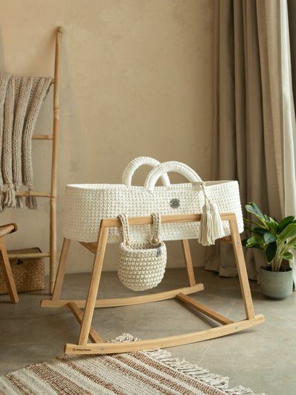 Anzy Home Hanging Basket Crib Pocket Organizer