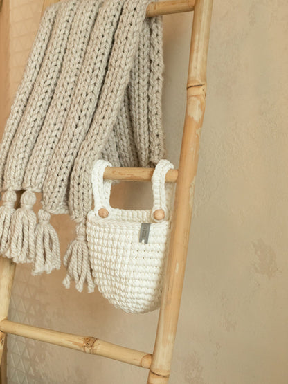 Anzy Home Hanging Basket Crib Pocket Organizer