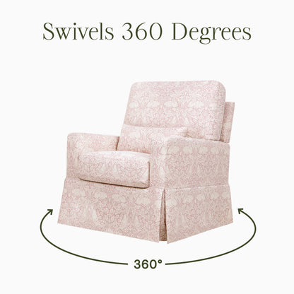 Morris & Co. x Namesake Crawford Pillowback Comfort Swivel Glider