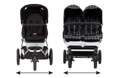 Mountain Buggy Duet V3 Stroller – Swaddles Baby - Main Image