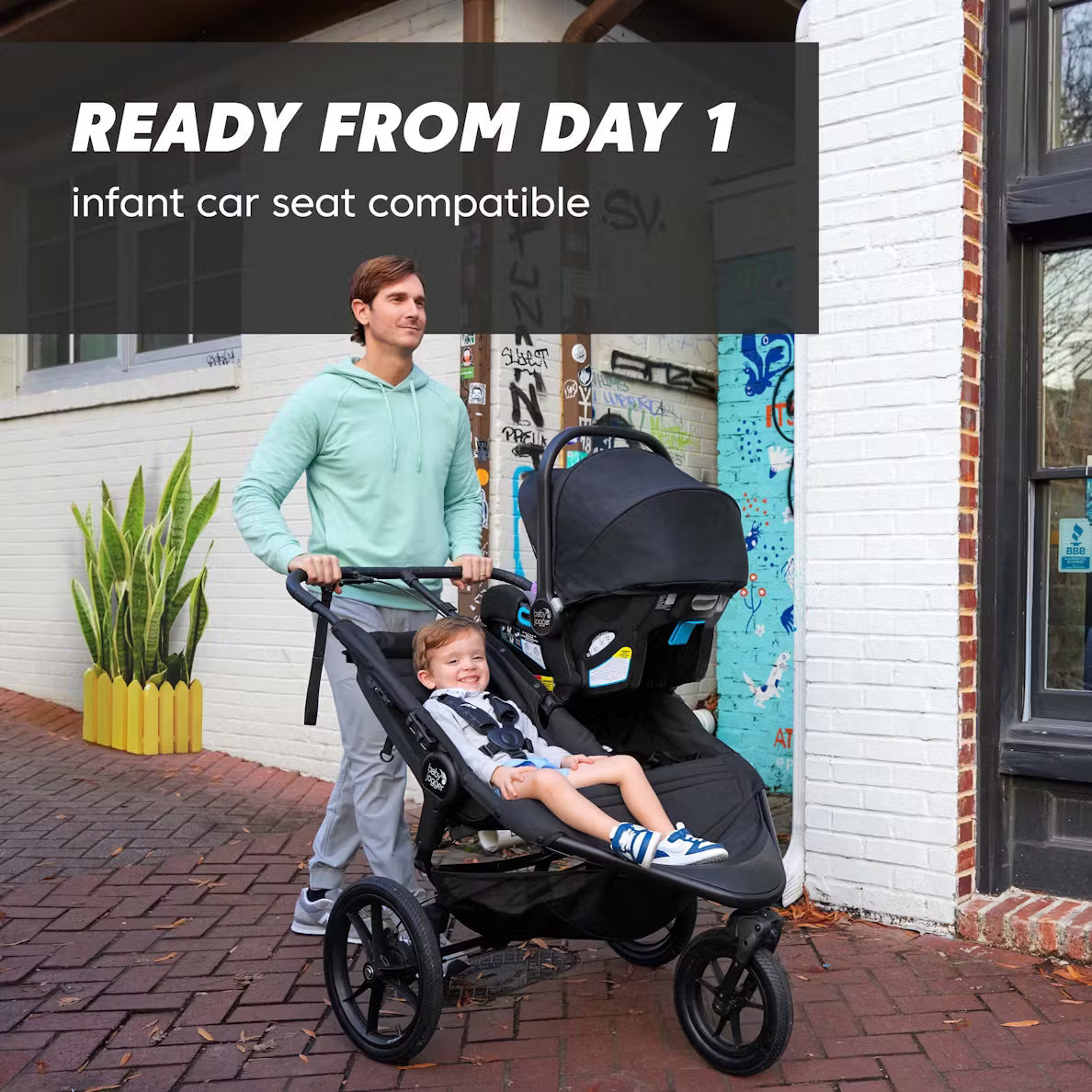 Baby Jogger Summit X3 Double Stroller – Swaddles Baby