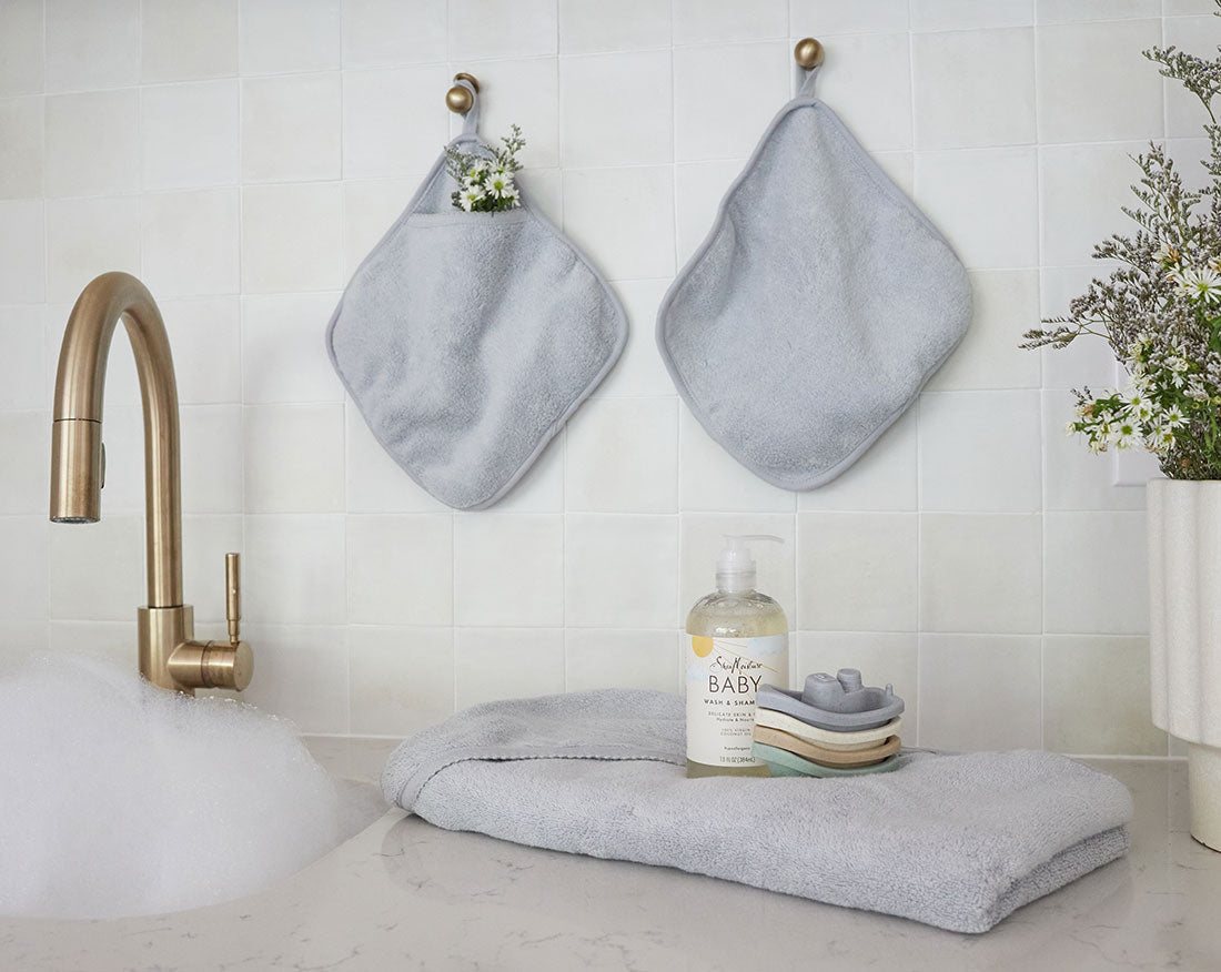 Ely's & Co. Cotton Terry Washcloth Set - 3 Pack