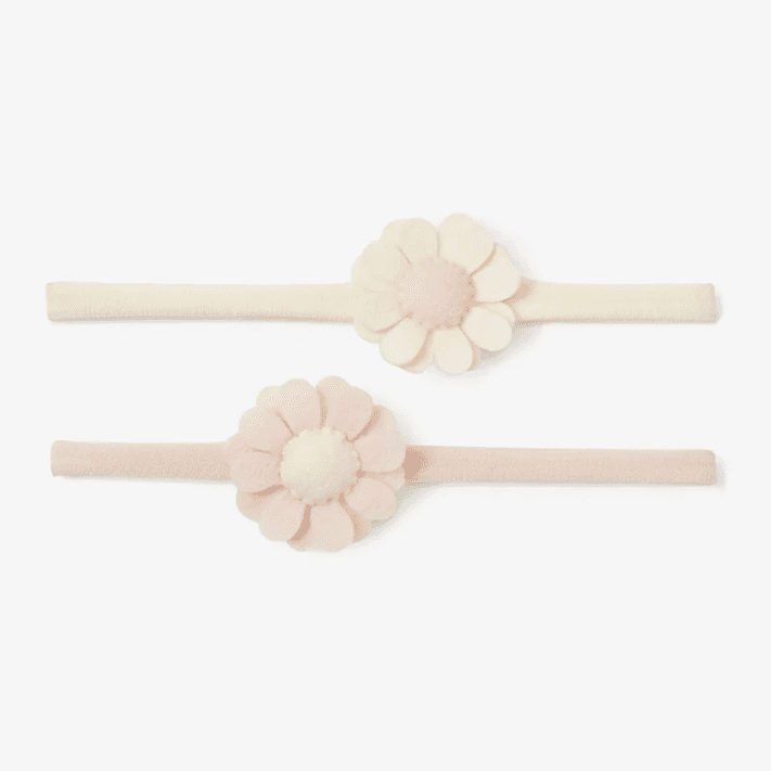 Elegant Baby Felt Flower Headband Set | 2-Pack