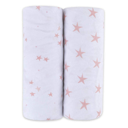 Ely's & Co. Cotton Pack N Play/ Porta Crib Sheet - 2 Pack