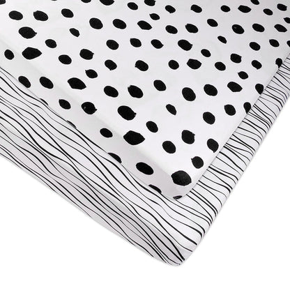 Ely's & Co. Cotton Pack N Play/ Porta Crib Sheet - 2 Pack
