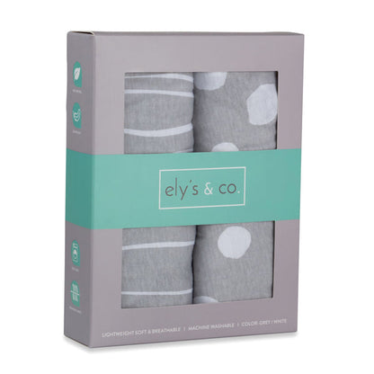 Ely's & Co. Cotton Pack N Play/ Porta Crib Sheet - 2 Pack