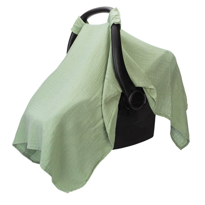 Comfy Cubs Baby Muslin Car Seat Cover