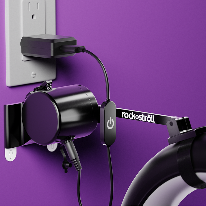 RocknStroll At-Home Kit Hands-Free Stroller Rocker – Swaddles Baby