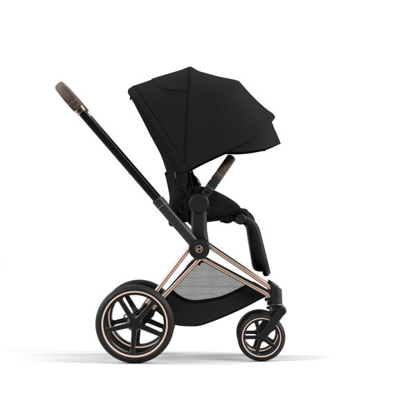 stardust black cybex Priam 4 Complete Stroller. One frame enables 3 different modes of use – Swaddles Baby