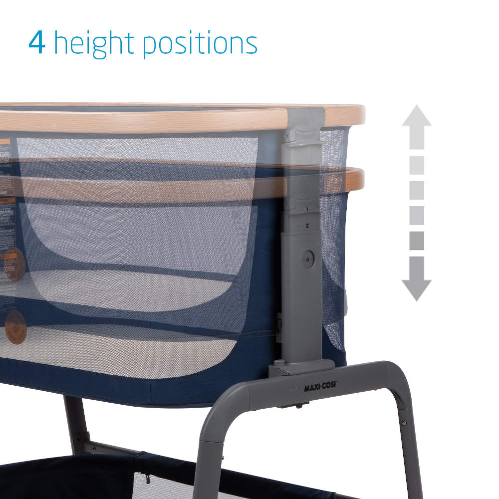 Maxi Cosi Iora Bedside Bassinet Bassinet With Mesh Sides Newton