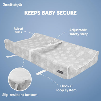 Jool Baby Soft Changing Pad + Washable Cover