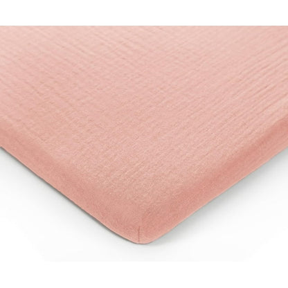 Comfy Cubs Muslin Fitted Bassinet Cradle Sheet