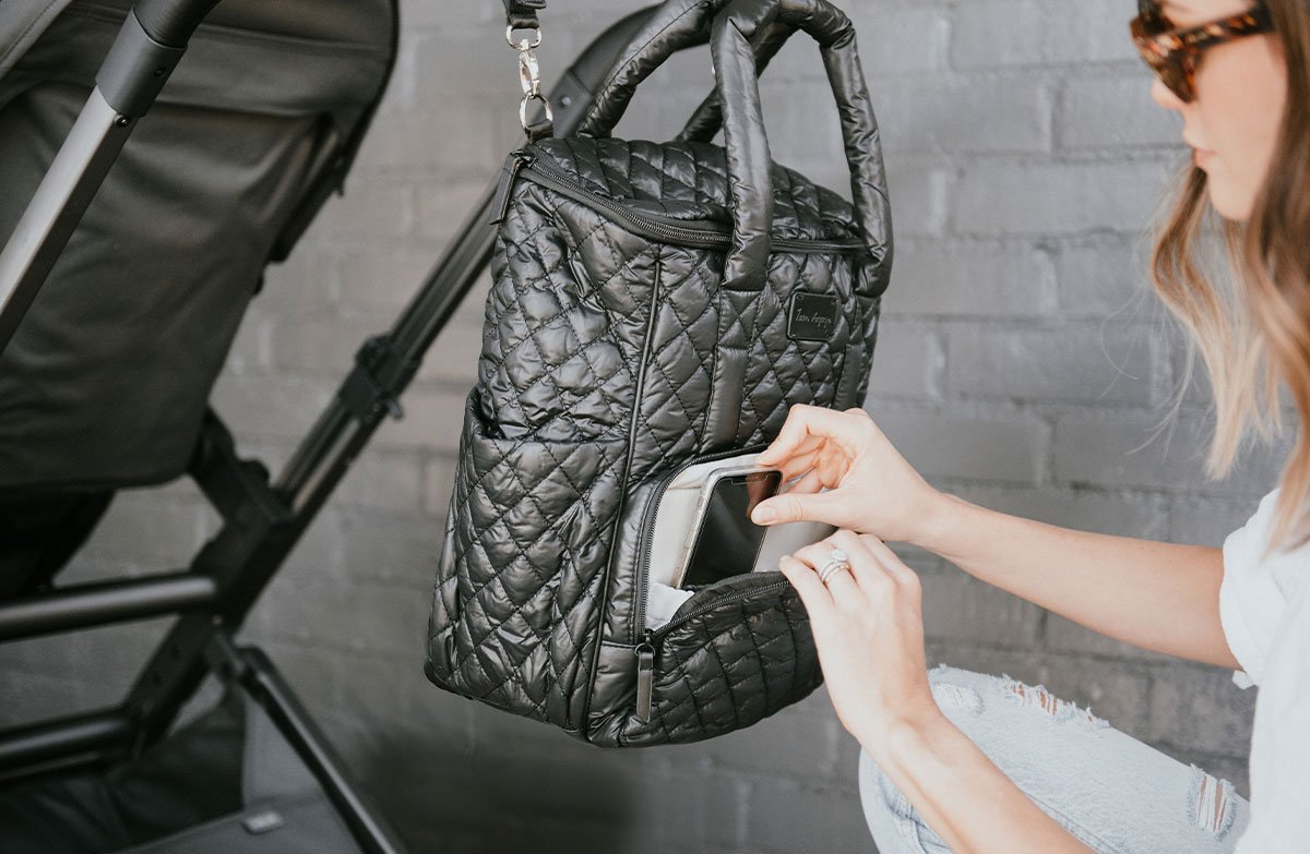 7 AM Quilted London Diaper Backpack