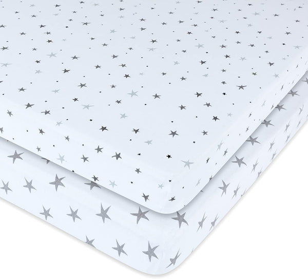 Ely's & Co. Waterproof Crib Sheet - 2 Pack