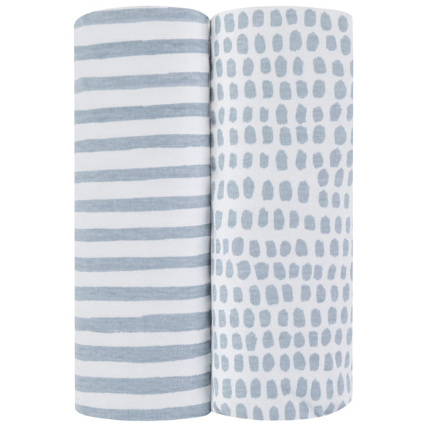 Ely's & Co. Waterproof Pack N Play/ Porta Crib Sheet - 2 Pack