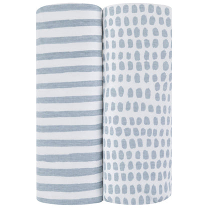 Ely's & Co. Waterproof Pack N Play/ Porta Crib Sheet - 2 Pack