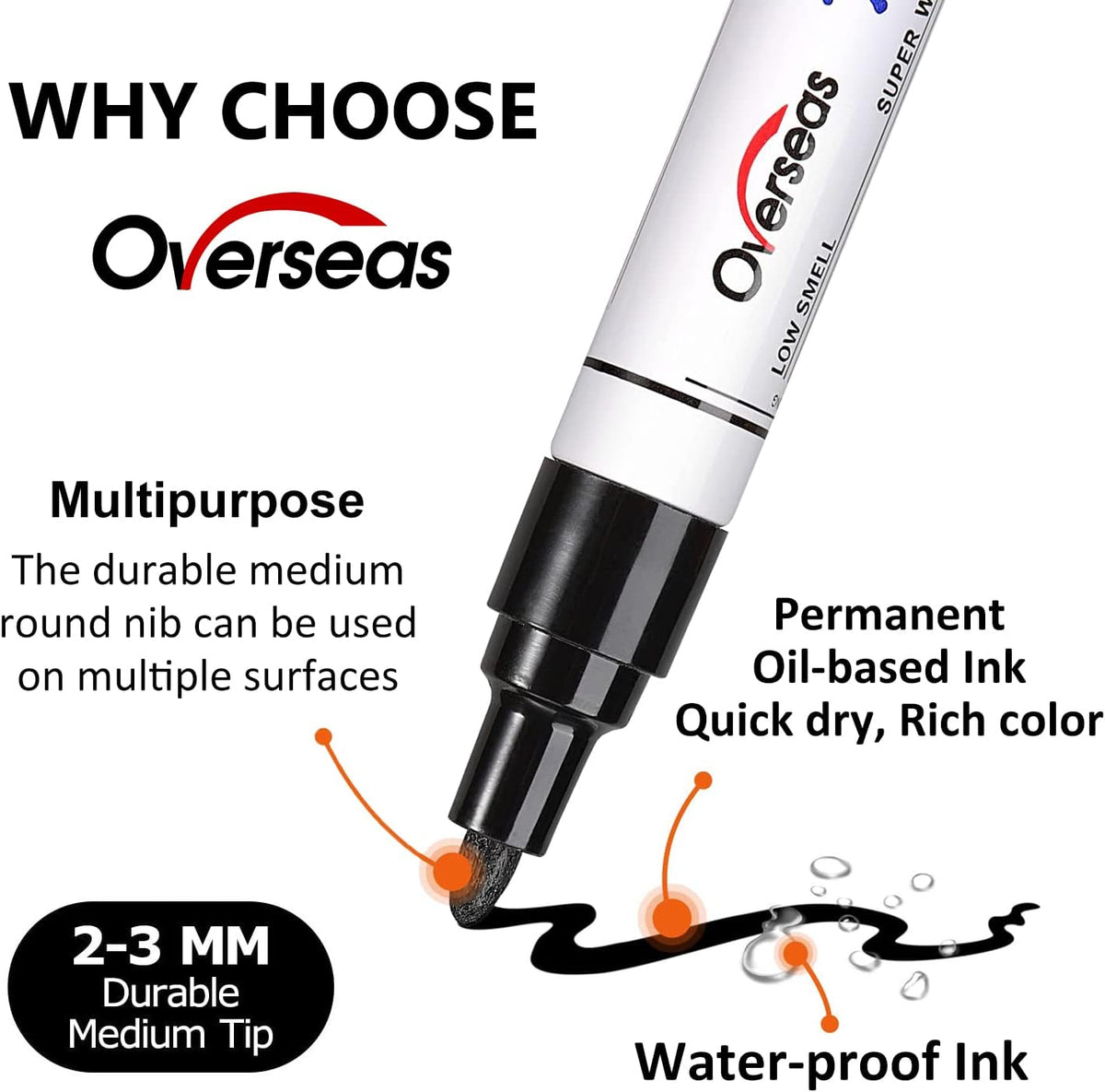 Overseas Paint Marker For Stroller Frame