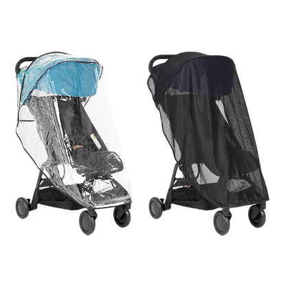 Mountain Buggy Nano Stroller All Weather Cover Pack Swaddles Baby