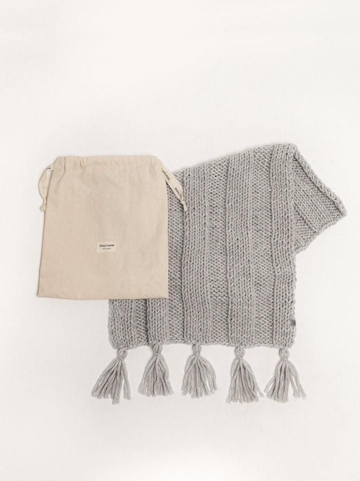 Anzy Home Boho Knitted Baby Blanket