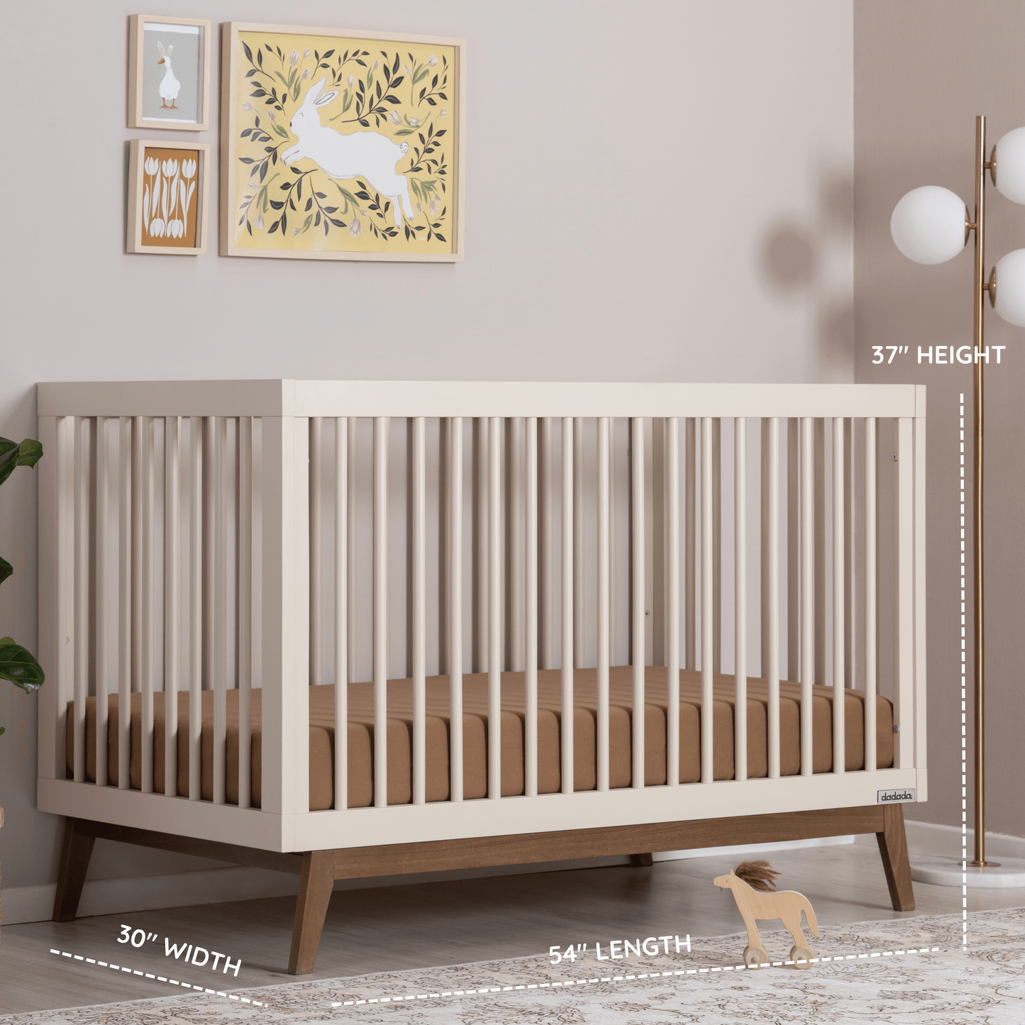 dadada Soho 3-in-1 Convertible Crib