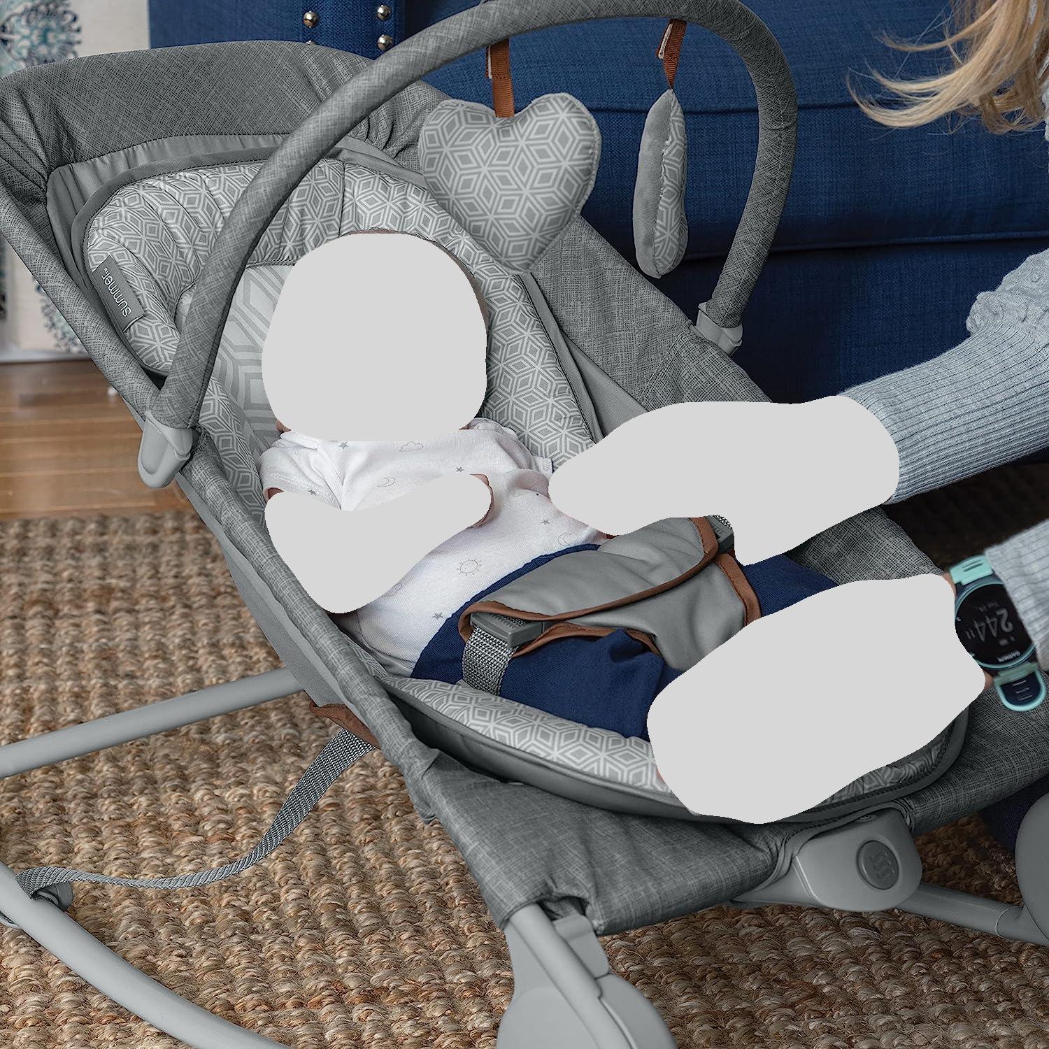 summer infant vibrating seat Summer Infant 2-in-1 Bouncer & Rocker Duo – Swaddles Baby