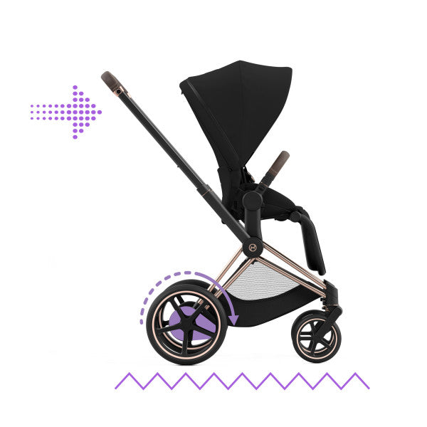 cybex priam 2 vs 3 Cybex e-Priam 2 Complete Stroller – Swaddles Baby