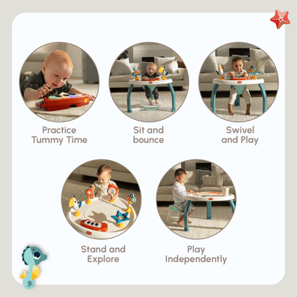 Tiny Love Tiny Mariner 5-in-1 Here I Grow Stationary Activity Center