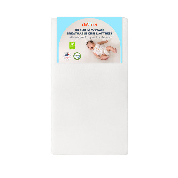 DaVinci Premium 2-Stage Breathable Crib Mattress