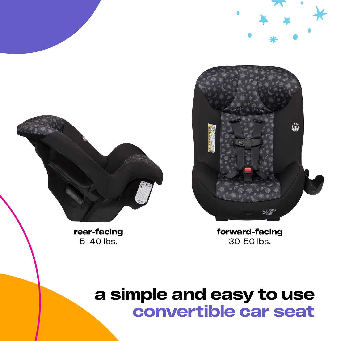 Cosco Scenera Extend Convertible Car Seat