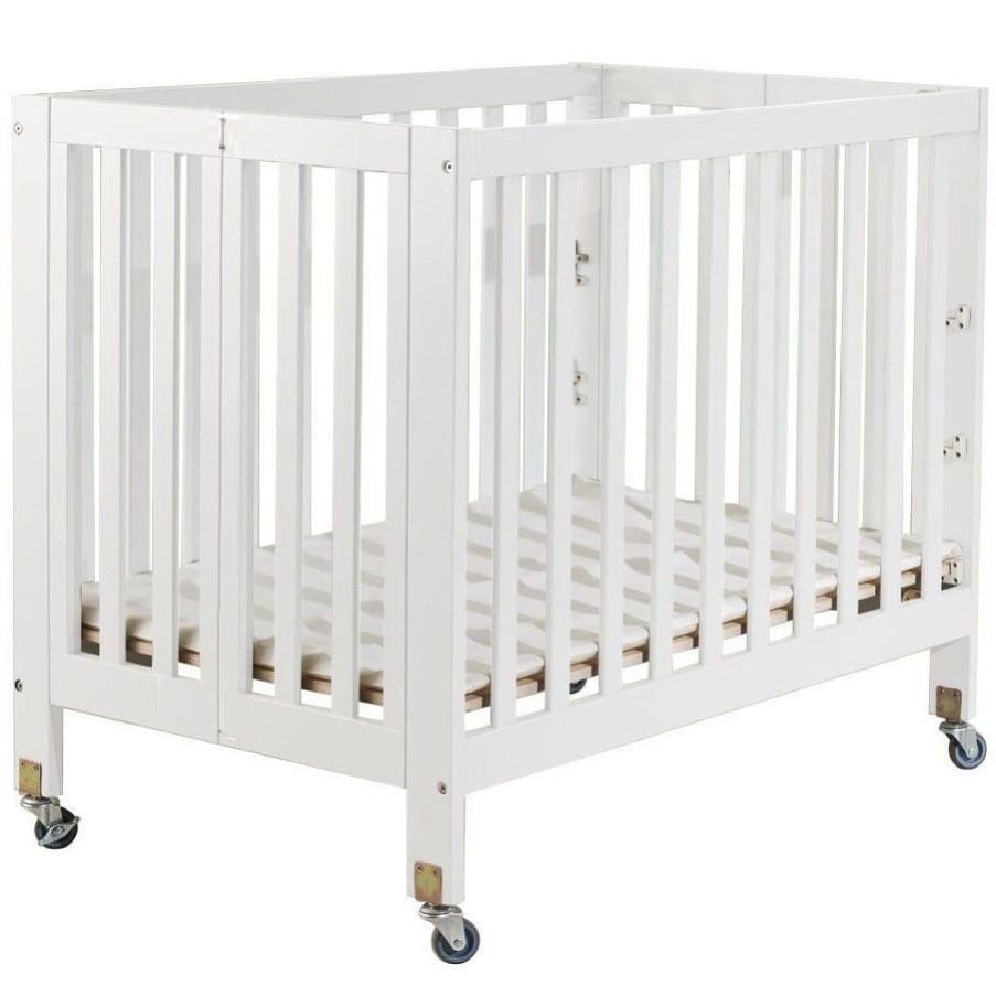 Big Oshi Sarah (Flat) 3 Level Mini Portable Crib + Free 3" Mattress - Mega Babies
