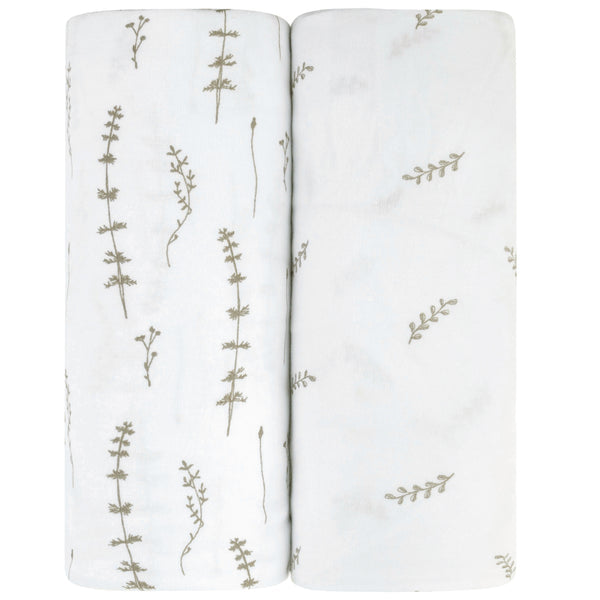 Ely's & Co. Cotton Bassinet Sheet - 2 Pack