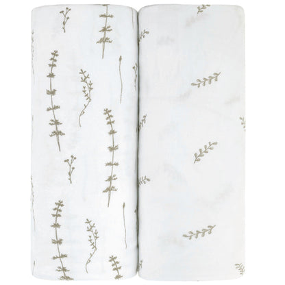 Ely's & Co. Cotton Bassinet Sheet - 2 Pack