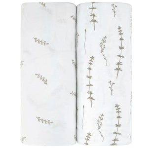 Ely's & Co. Cotton Pack N Play/ Porta Crib Sheet - 2 Pack