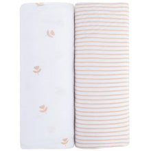 Load image into Gallery viewer, Ely&#39;s &amp; Co. Cotton Pack N Play/ Porta Crib Sheet - 2 Pack
