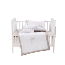 Load image into Gallery viewer, Mini Manilla 5-Piece Crib Linen Set
