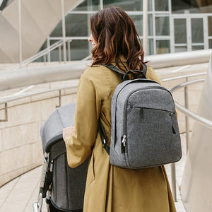 The UPPAbaby changing backpack from Mega babies can also be worn over the shoulder.