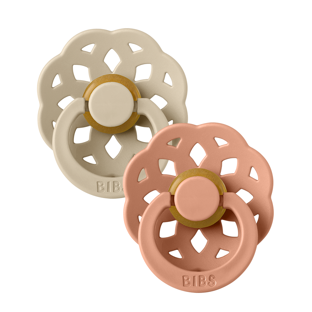 BIBS Pacifier Boheme Latex 2 Pack Swaddles Baby