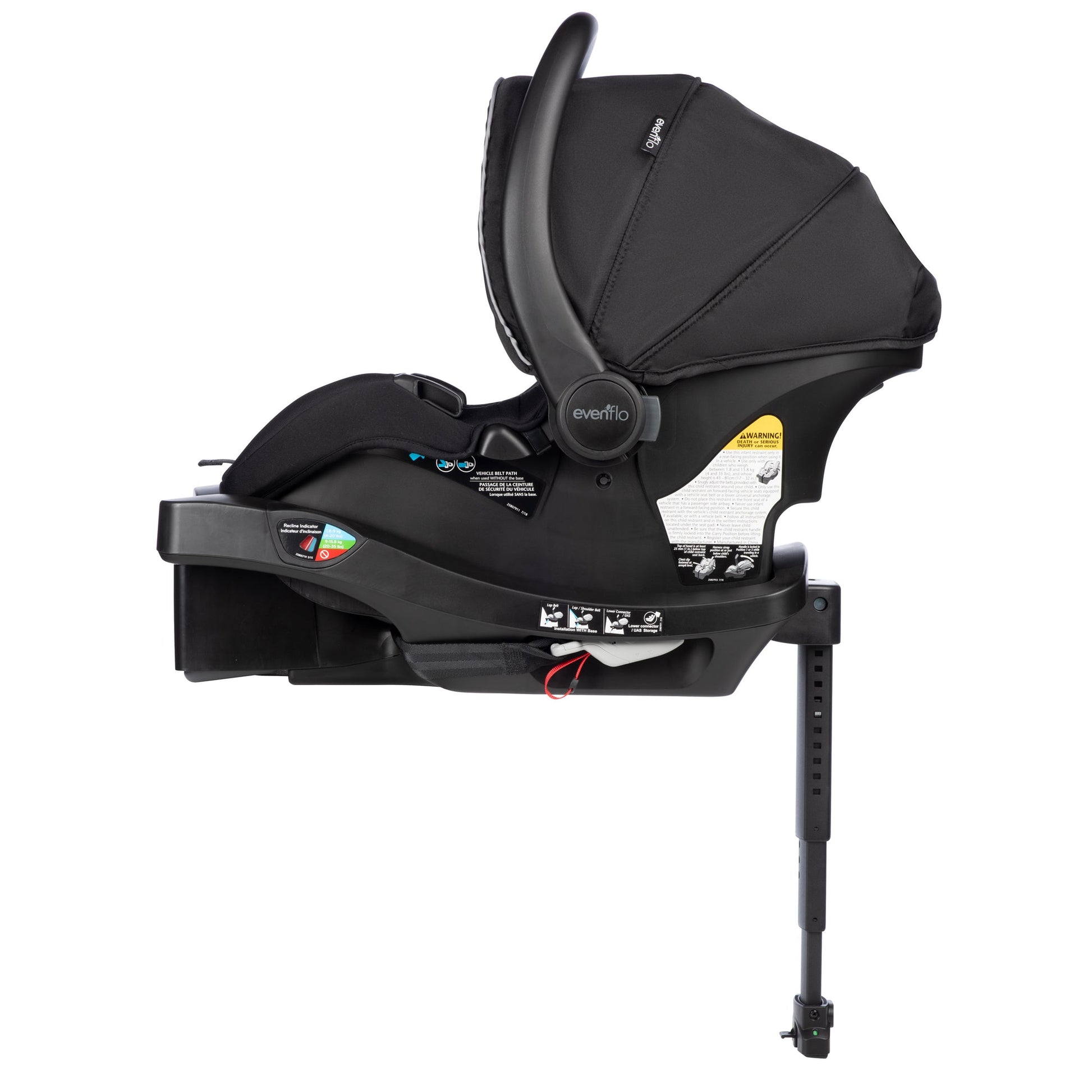 infant car seat base evenflo Evenflo LiteMax DLX Infant Car Seat – Swaddles Baby